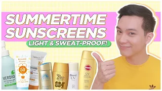 Best SUNSCREENS for SUMMER! Beach, Gym, Sports, Biking & Outdoor Activities! (Filipino) | Jan Angelo