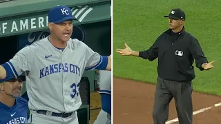 Royals manager ejected two pitches before Red Sox's walk-off grand slam | MLB on ESPN