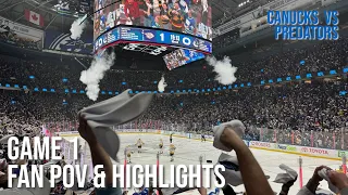 Game 1 Highlights | Vancouver Canucks vs. Nashville Predators - Stanley Cup Playoffs 2024