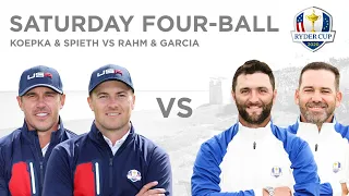 Sergio Garcia & Jon Rahm defeat Brooks Koepka & Jordan Spieth | Four-ball 2020 Ryder Cup