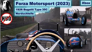 Forza Motorsport - Nordschleife - 1926 Bugatti Type 35C - Ohne HUD - Cockpit View - Xbox Series X