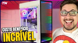 INCRÍVEL esse GABINETE GAMER! Gamemax Infinity - Unboxing e Review COMPLETO 2024!