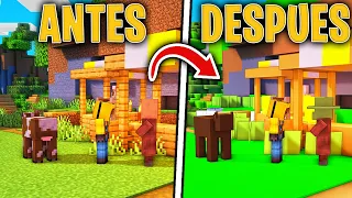 👉 Jugamos MINECRAFT con mi NOVIA pero todas las TEXTURAS son 1x1 😂