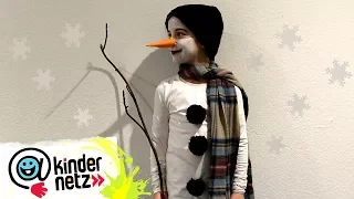 DIY-Kostümtipp: Werde zur Schneefrau oder zum Schneemann! | SWR Kindernetz