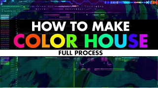 How to make COLOR HOUSE - Full Process🌈