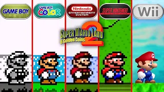 Super Mario Land 2 GB vs GBC vs NES vs SNES vs Wii