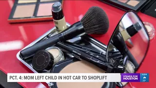 Deputies: Mom left child in hot car to shoplift at Walmart