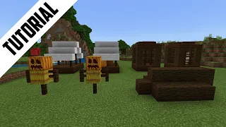 Minecraft: How to Build Pillager Outpost Extras (Step By Step)