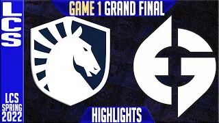 TL vs EG Highlights Game 1 | LCS Lock In Grand Final | Team Liquid vs Evil Geniuses G1