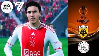 EA Sports FC 24 - AEK Athens Vs. Ajax - UEFA Europa League 23/24 | Full Match