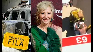 Circula escalofriante video de Anne Heche levantándose de la camilla tras accidente