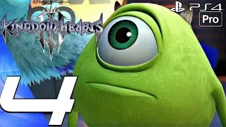 Kingdom Hearts 3 - Gameplay Walkthrough Part 4 - Monsters Inc World (Full Game) PS4 PRO