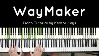 Way Maker - Piano Tutorial + Sheet Music