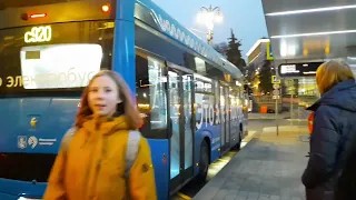 "Движение транспорта" Автобусы в центре Москвы(1я часть)