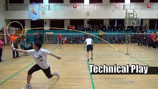 Amazing Mixed Doubles Badminton Match. Just Enjoy the game.