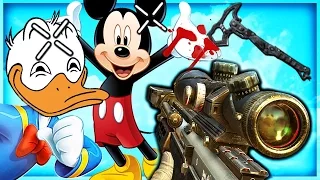 Donald and Mickey TROLLING on Black Ops 2! (Call of Duty)