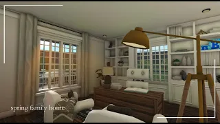 bloxburg spring family home interior - part 1