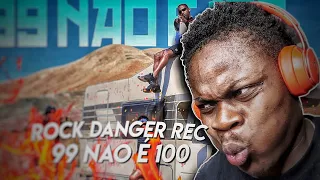 GRINGO REACT 🇺🇸 Rock Danger Feat: Big Bllakk, LEALL, Derxan e Major RD - 99 Não é 100 | REACTION