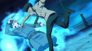 Ao No Exorcist - Okumura Brothers VS Satan[HD]