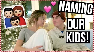 Naming Our Kids! VLOGMAS Day 4!