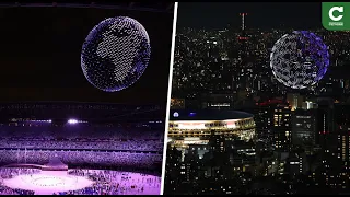 🔥1800 дронов устроили шоу на открытии Олимпиады-2020 в Токио