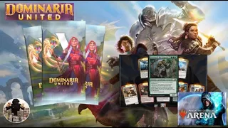 Dominaria United: opening 10 booster packs in MTGA and discovering the cards obtained
