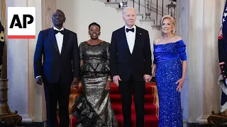 Biden welcomes Kenyan President William Ruto to White House state dinner