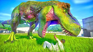 NEW 1 HOUR DINOSAUR BATTLEGROUND SKELETON T REX vs JOKER INDORAPTOR, VENOM SPINO Jurassic World