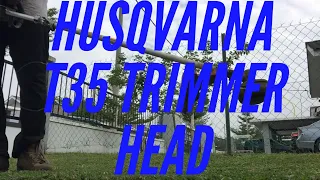 How To Respool Husqvarna Weed Whacker T35 Trimmer Head