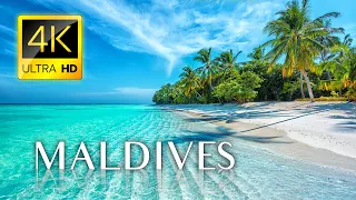 Maldives - 4K Video - Island of Maldives 4K - Luxury Travel with Relaxing Music