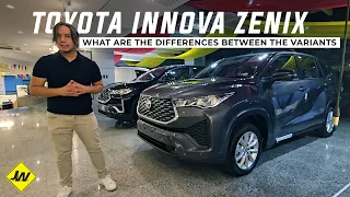 2023 Toyota Innova Zenix 2.0Q Hybrid VS 2.0V  -What are the differences between the two variants