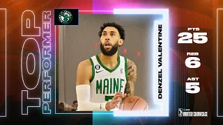 Denzel Valentine Hits Clutch Shots As No. 8 Celtics Top No. 1 Lakers