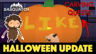 🎃 Doing All The Halloween Carving Quests And Where To Find Them! | Sneaky Sasquatch | AppleArcade