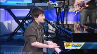 Greyson Chance Performs "Waiting Outside The Lines" April 22 2011