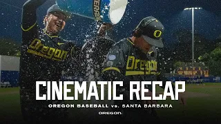 2024 Oregon Baseball | UC Santa Barbara Regional Game 3 Cinematic Recap