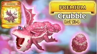 Crubble (New Premium Gronckle) Max Level 134 Titan Mode | Dragons: Rise of Berk