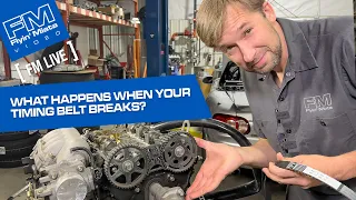 What happens when your timing belt breaks? (FM Live)