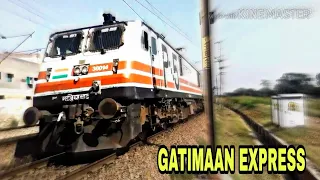 Gatimaan express high speed encounter at 160+kmph