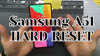 Как сбросить графический ключ, пароль/Samsung A51/Hard Reset