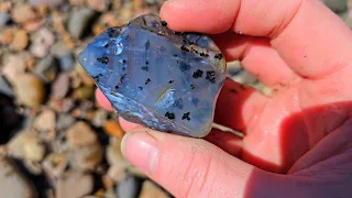 Uncovering Beautiful Blues 💙🩵💙: Exciting Spring Rock Hunt!