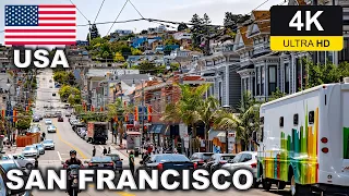 【4K】SAN FRANCISCO Walking Tour / 🇺🇸 USA