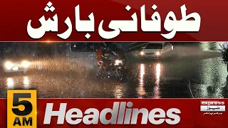 Pleasant Weather After Rain | Thunder Storm | Rain Updates  | News Headlines 5 AM | Pakistan News