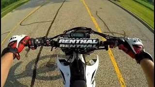 How to do a Burnout on a Dirt Bike