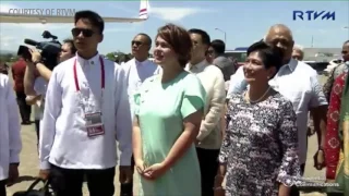 ASEAN 2017: President Joko Widodo of Indonesia departs Davao
