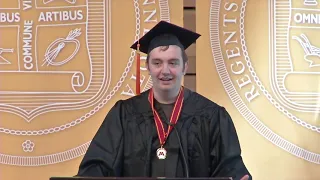 Tyler Wendland, student speaker: UMN CSCI Graduation 2021