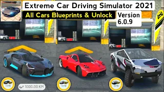 Extreme Car Driving Simulator All Cars Blueprints 2021 - Version 6.0.9