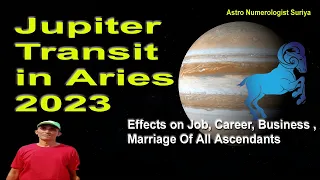 Jupiter transit in Aries 2023 Vedic Astrology। Guru chandal yoga 2023। Eng