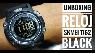 UNBOXING RELOJ SKMEI 1762 BLACK