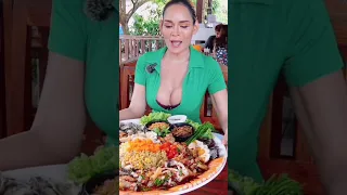 Biggest Spicy Seafood Salad In The World - Thai Street Food