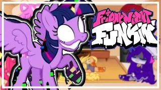 My little pony reaccionan ( FNF X Pibby) concept song vs Twilight sparkle💞💞🦄🦄// mini jade//